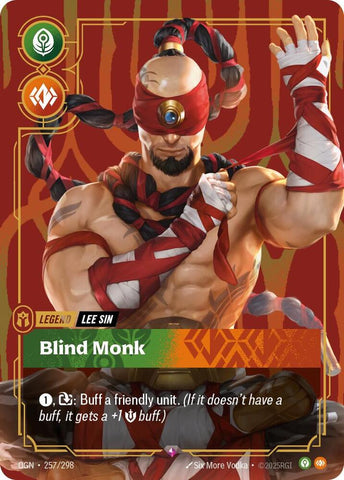 Lee Sin - Blind Monk (257/298) [Origins] - The Mythic Store | 24h Order Processing