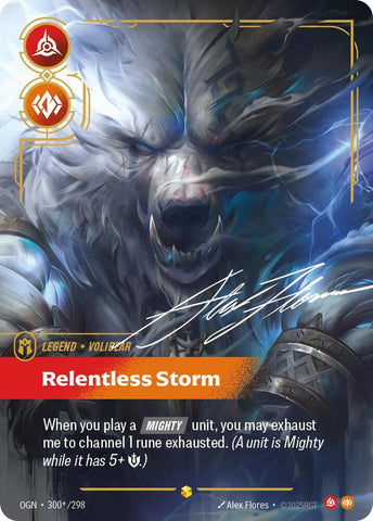 Volibear - Relentless Storm (Alternate Art) (300*/298) [Origins] - The Mythic Store | 24h Order Processing