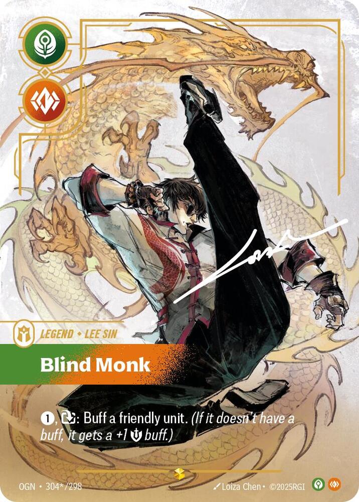 Lee Sin - Blind Monk (Alternate Art) (304*/298) [Origins] - The Mythic Store | 24h Order Processing