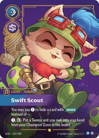 Teemo - Swift Scout (Showcase) (307/298) [Origins] - The Mythic Store | 24h Order Processing