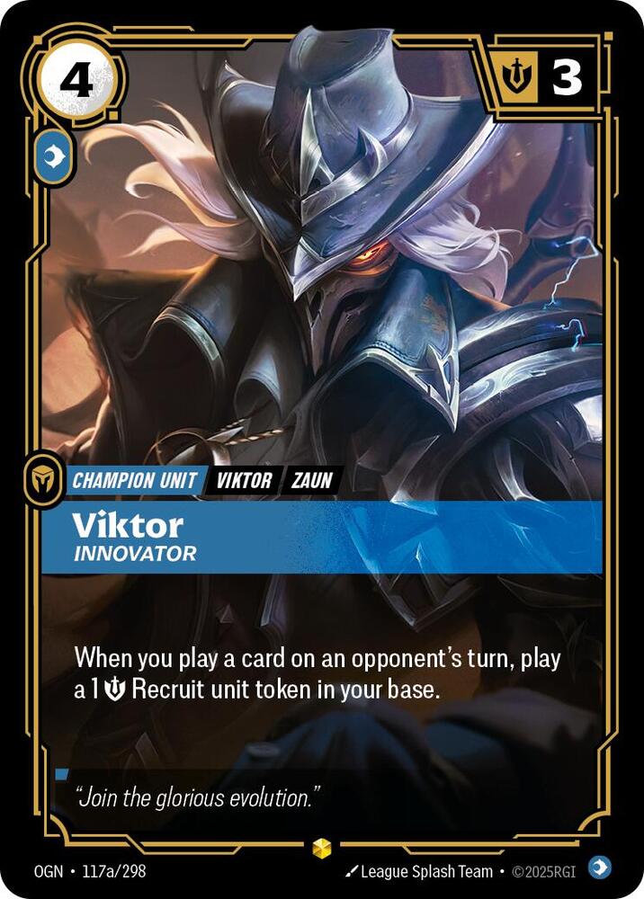 Viktor - Innovator (Alternate Art) (117a/298) [Origins] - The Mythic Store | 24h Order Processing