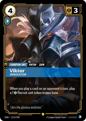 Viktor - Innovator (Alternate Art) (117a/298) [Origins] - The Mythic Store | 24h Order Processing