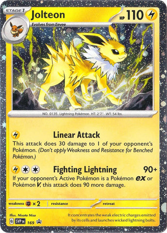 Jolteon (169) (Cosmos Holo) [Scarlet & Violet: Black Star Promos] - The Mythic Store | 24h Order Processing