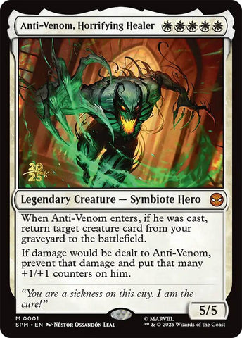 Anti-Venom, Horrifying Healer [Marvel's Spider-Man Prerelease Promos] - The Mythic Store | 24h Order Processing