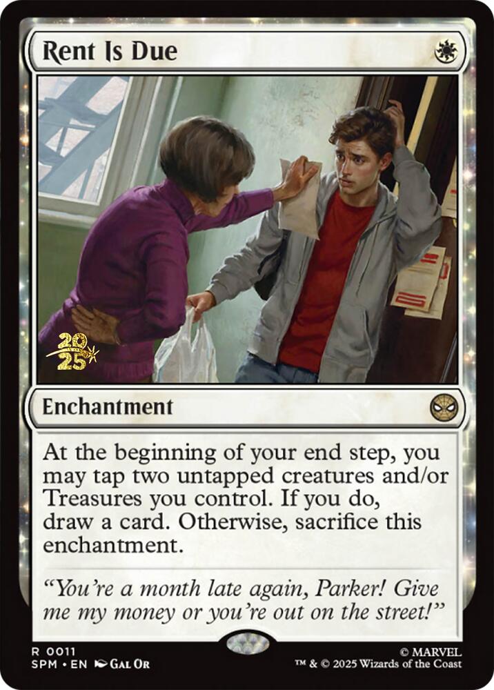 Rent Is Due [Marvel's Spider-Man Prerelease Promos] - The Mythic Store | 24h Order Processing