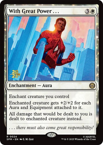 With Great Power . . . [Marvel's Spider-Man Prerelease Promos] - The Mythic Store | 24h Order Processing
