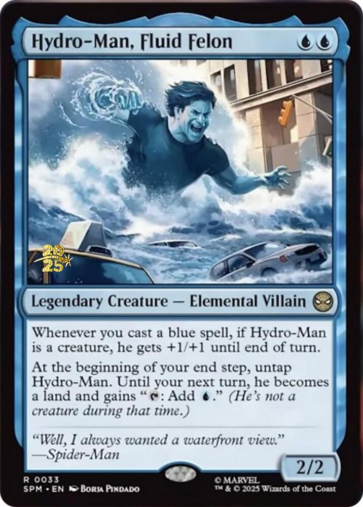 Hydro-Man, Fluid Felon [Marvel's Spider-Man Prerelease Promos] - The Mythic Store | 24h Order Processing