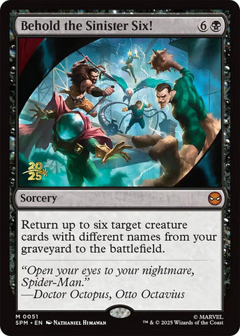 Behold the Sinister Six! [Marvel's Spider-Man Prerelease Promos] - The Mythic Store | 24h Order Processing