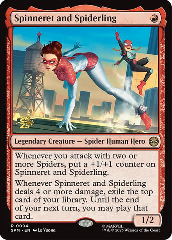 Spinneret and Spiderling [Marvel's Spider-Man Prerelease Promos] - The Mythic Store | 24h Order Processing