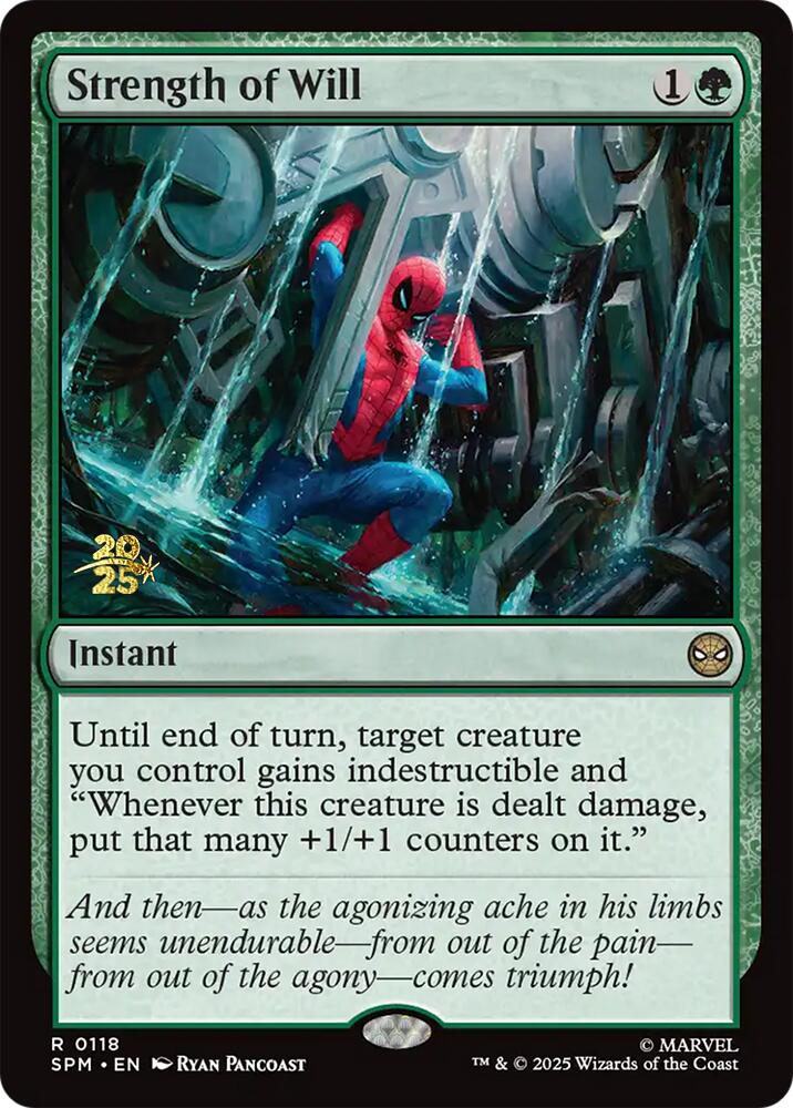 Strength of Will [Marvel's Spider-Man Prerelease Promos] - The Mythic Store | 24h Order Processing