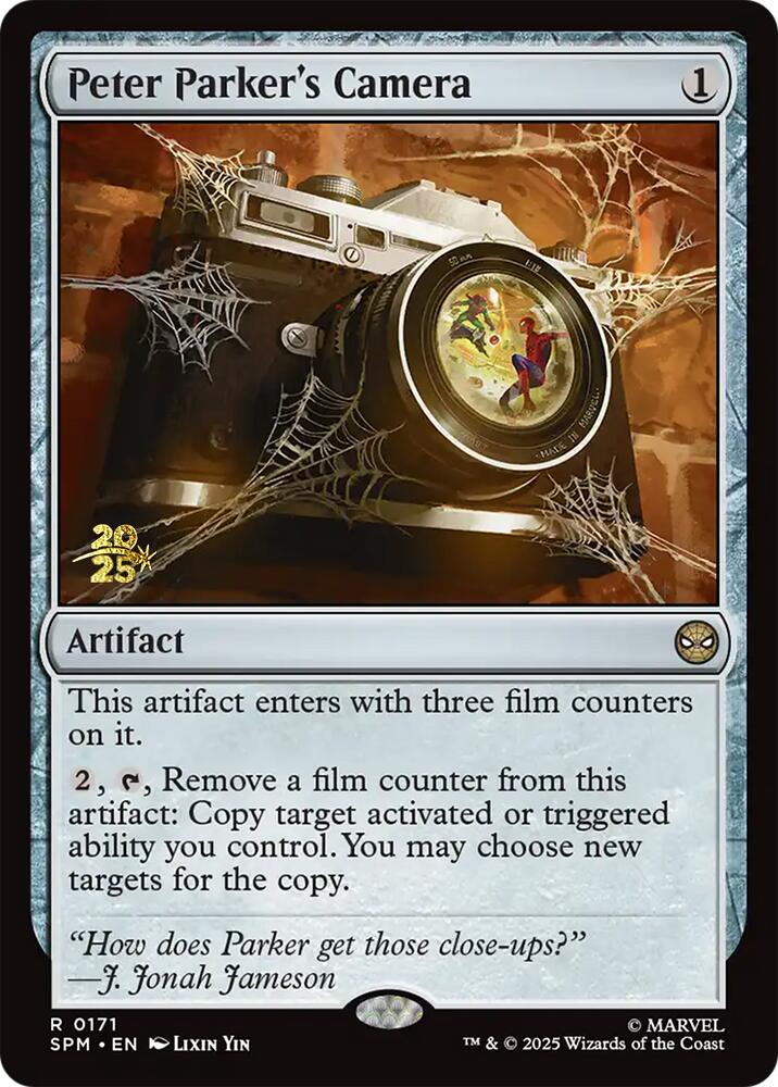 Peter Parker's Camera [Marvel's Spider-Man Prerelease Promos] - The Mythic Store | 24h Order Processing