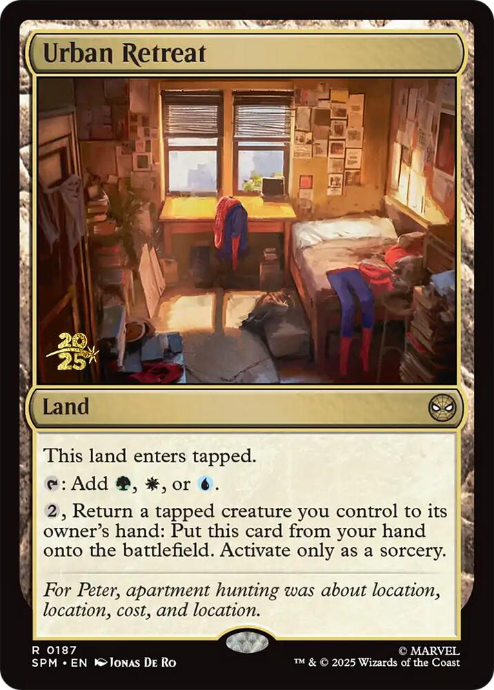 Urban Retreat [Marvel's Spider-Man Prerelease Promos] - The Mythic Store | 24h Order Processing
