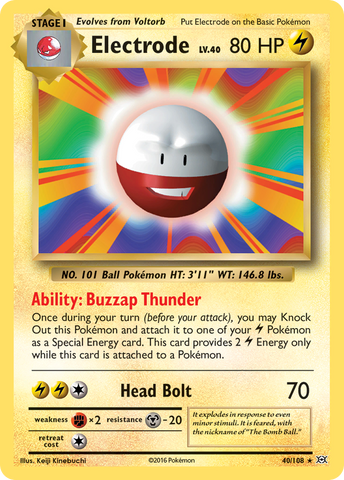 Electrode (40/108) [XY: Evolutions] - The Mythic Store | 24h Order Processing