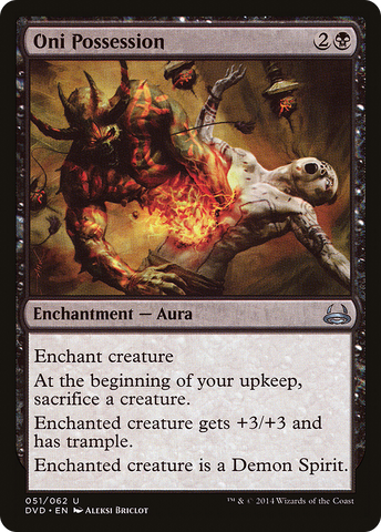 Oni Possession (Divine vs. Demonic) [Duel Decks Anthology] - The Mythic Store | 24h Order Processing