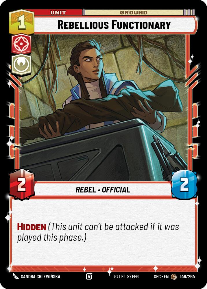 Rebellious Functionary (146/264) (146/264) [Secrets of Power] - The Mythic Store | 24h Order Processing