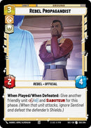 Rebel Propagandist (202/264) (202/264) [Secrets of Power] - The Mythic Store | 24h Order Processing