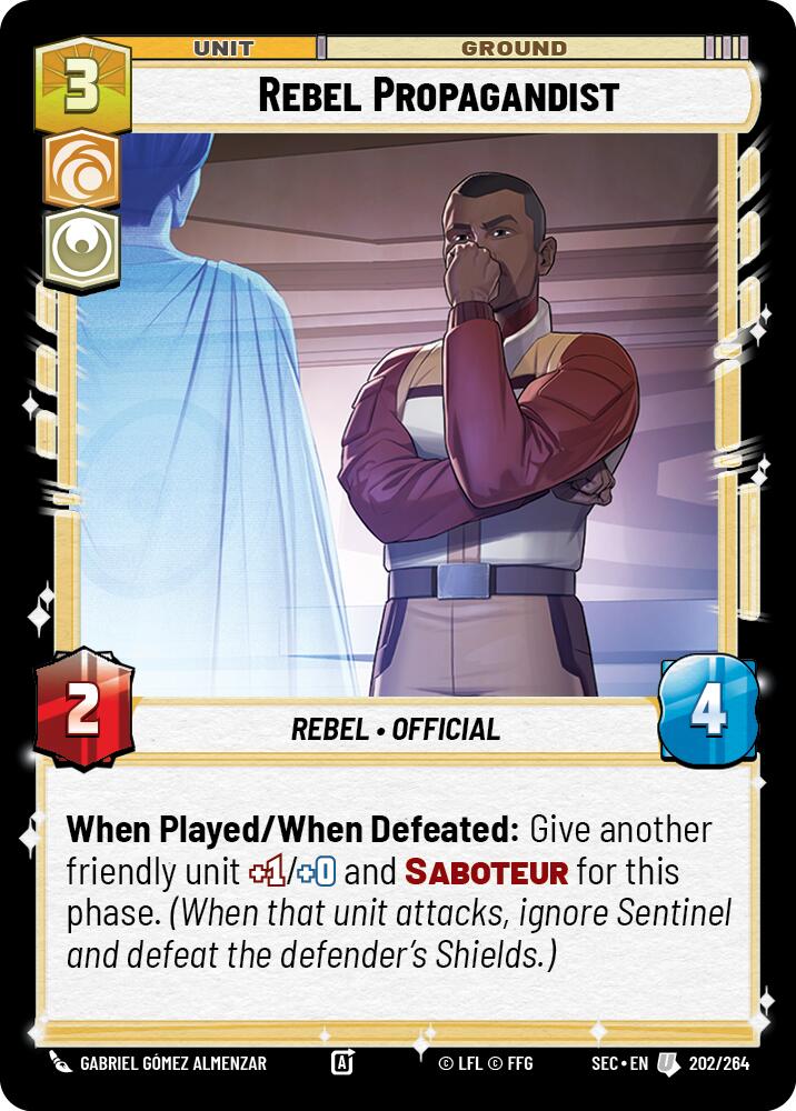 Rebel Propagandist (202/264) (202/264) [Secrets of Power] - The Mythic Store | 24h Order Processing