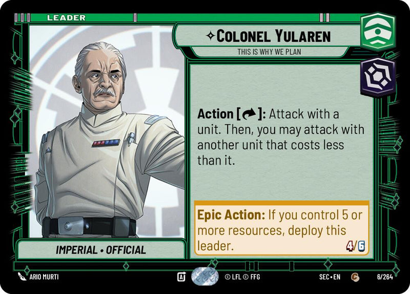 Colonel Yularen (6/264) - This is Why We Plan (6/264) [Secrets of Power] - The Mythic Store | 24h Order Processing