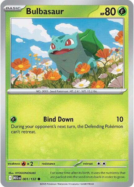 Bulbasaur (001/132) [Mega Evolution: Base Set] - The Mythic Store | 24h Order Processing
