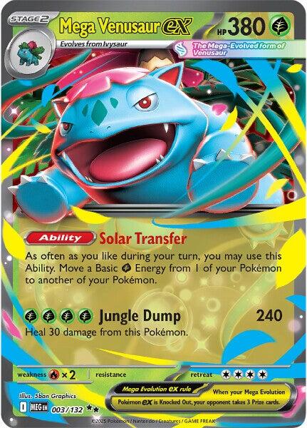 Mega Venusaur ex (003/132) [Mega Evolution: Base Set] - The Mythic Store | 24h Order Processing