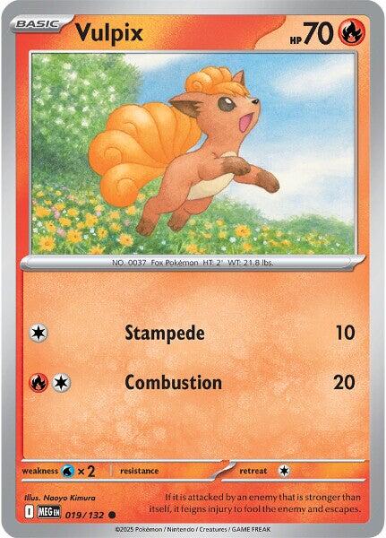 Vulpix (019/132) [Mega Evolution: Base Set] - The Mythic Store | 24h Order Processing