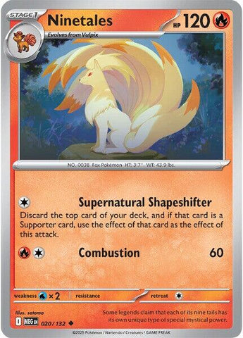 Ninetales (020/132) [Mega Evolution: Base Set] - The Mythic Store | 24h Order Processing