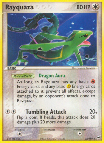 Rayquaza (22/107) (Theme Deck Exclusive) [EX: Deoxys] - The Mythic Store | 24h Order Processing