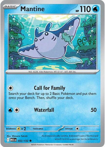 Mantine (032/132) [Mega Evolution: Base Set] - The Mythic Store | 24h Order Processing