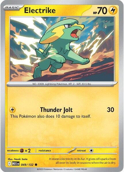 Electrike (049/132) [Mega Evolution: Base Set] - The Mythic Store | 24h Order Processing