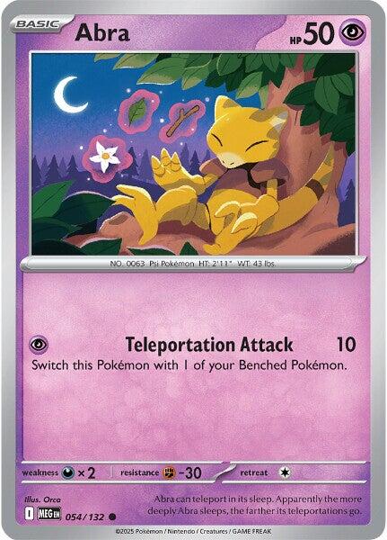 Abra (054/132) [Mega Evolution: Base Set] - The Mythic Store | 24h Order Processing