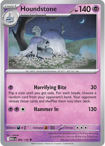 Houndstone (066/132) [Mega Evolution: Base Set] - The Mythic Store | 24h Order Processing