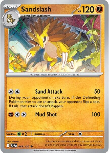 Sandslash (069/132) [Mega Evolutions: Base Set] - The Mythic Store | 24h Order Processing
