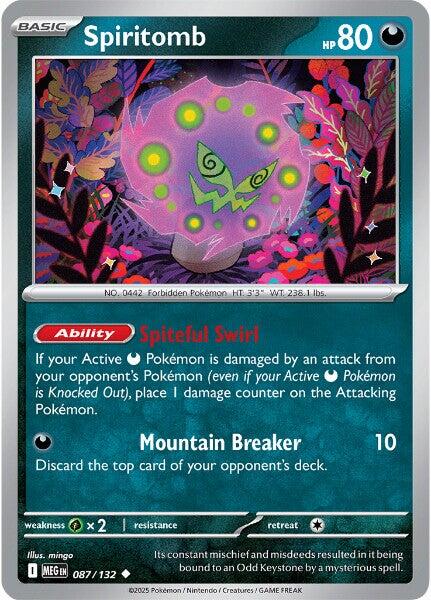 Spiritomb (087/132) [Mega Evolution: Base Set] - The Mythic Store | 24h Order Processing