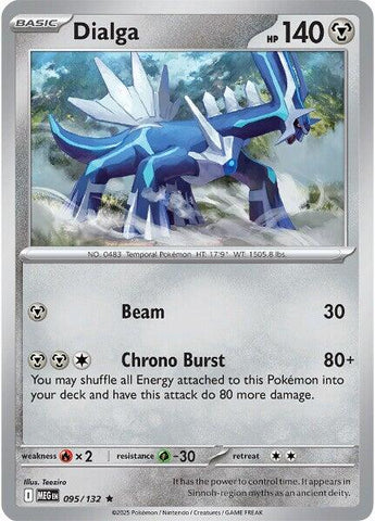 Dialga (095/132) [Mega Evolution: Base Set] - The Mythic Store | 24h Order Processing