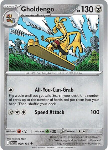 Gholdengo (099/132) [Mega Evolution: Base Set] - The Mythic Store | 24h Order Processing