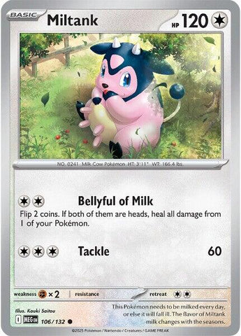 Miltank (106/132) [Mega Evolution: Base Set] - The Mythic Store | 24h Order Processing