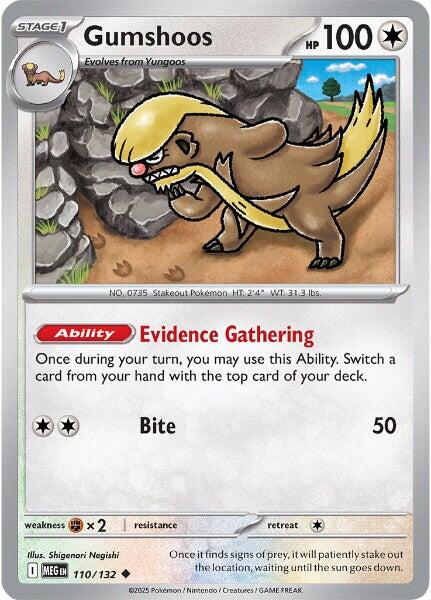 Gumshoos (110/132) [Mega Evolution: Base Set] - The Mythic Store | 24h Order Processing