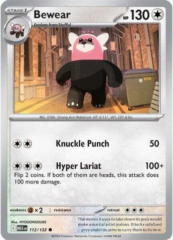 Bewear (112/132) [Mega Evolution: Base Set] - The Mythic Store | 24h Order Processing