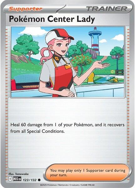Pokemon Center Lady (123/132) [Mega Evolution: Base Set] - The Mythic Store | 24h Order Processing