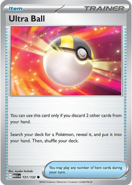 Ultra Ball (131/132) [Mega Evolution: Base Set] - The Mythic Store | 24h Order Processing
