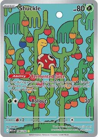 Shuckle (136/132) [Mega Evolution: Base Set] - The Mythic Store | 24h Order Processing