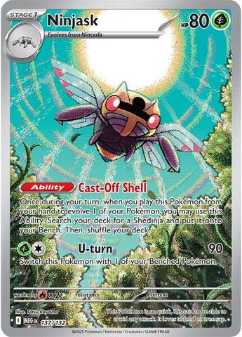Ninjask (137/132) [Mega Evolution: Base Set] - The Mythic Store | 24h Order Processing