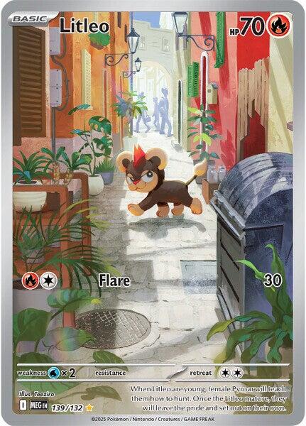 Litleo (139/132) [Mega Evolution: Base Set] - The Mythic Store | 24h Order Processing