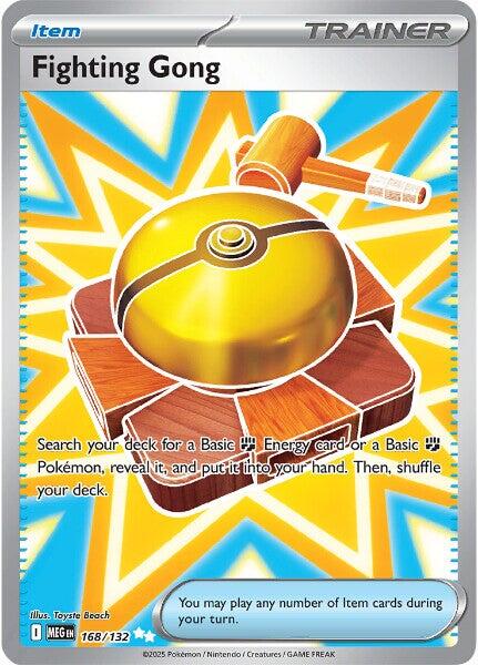 Fighting Gong (168/132) [Mega Evolutions: Base Set] - The Mythic Store | 24h Order Processing