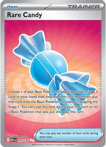 Rare Candy (175/132) [Mega Evolution: Base Set] - The Mythic Store | 24h Order Processing
