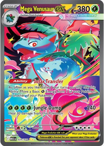 Mega Venusaur ex (177/132) [Mega Evolutions: Base Set] - The Mythic Store | 24h Order Processing