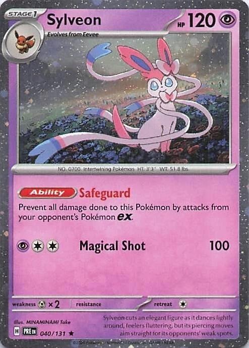 Sylveon (040/131) (Cosmos Holo) [Miscellaneous Cards] - The Mythic Store | 24h Order Processing
