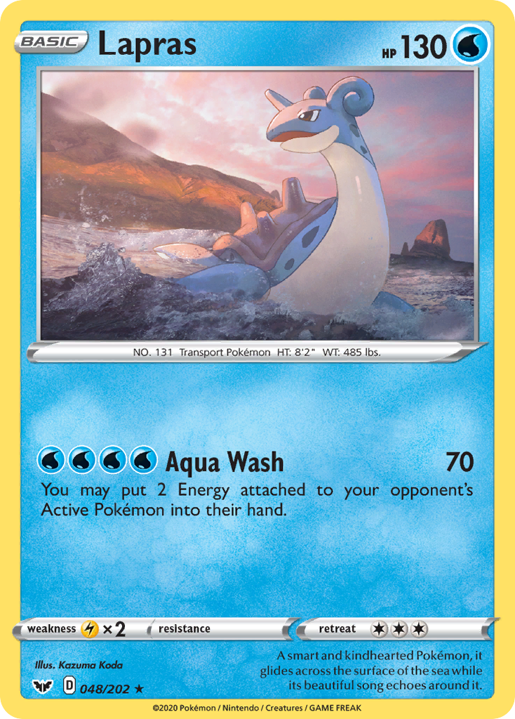 Lapras (048/202) [Sword & Shield: Base Set] - The Mythic Store | 24h Order Processing
