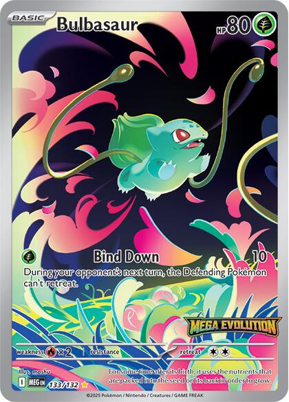 Bulbasaur (133/132) (Mega Evolution) [Mega Evolution: Base Set] - The Mythic Store | 24h Order Processing