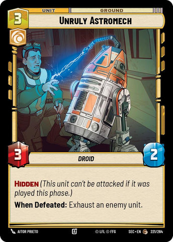 Unruly Astromech (221/264) (221/264) [Secrets of Power] - The Mythic Store | 24h Order Processing